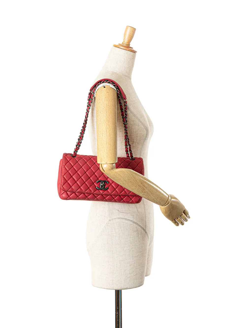 CHANEL Pre-Owned 2012-2013 Small Iridescent Calfskin New Bubble Flap shoulder bag | Pre-Owned | Image 2