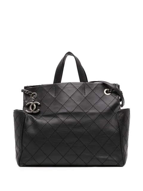 CHANEL Pre-Owned 2015-2016 Medium CC Quilted Calfskin Pocket Tote satchel