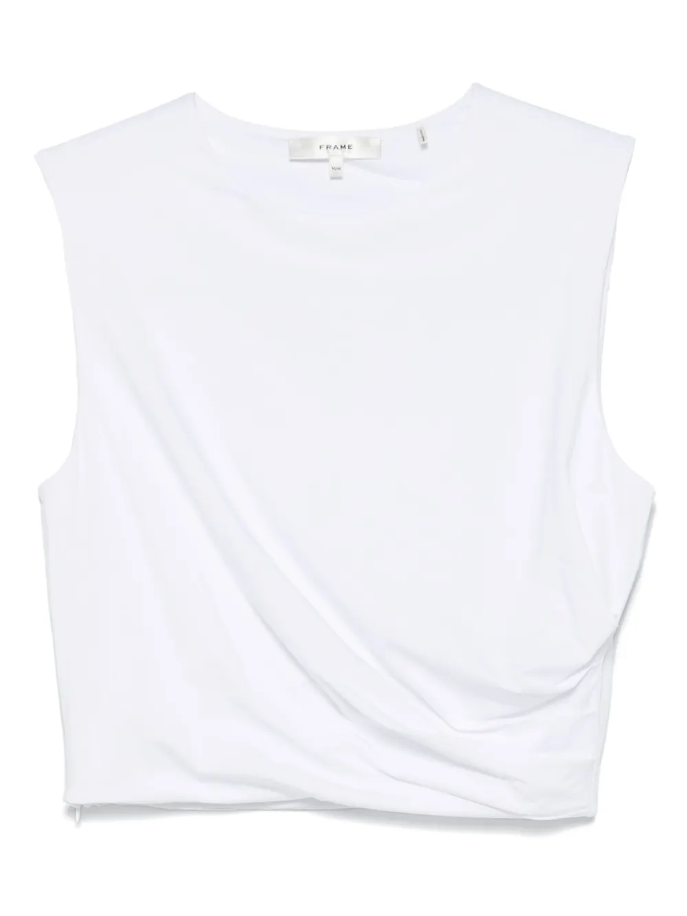 Frame Sleeveless Tank Top In White