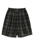 Comme des Garçons Homme checked shorts - Green