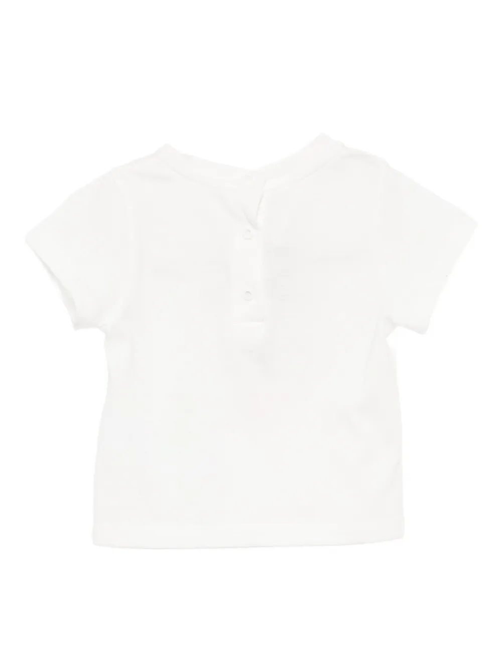 Fendi Kids T-shirt met grafische print Wit