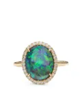 We by WHITEbIRD 18K recycled gold Diana opal and diamond ring - Green