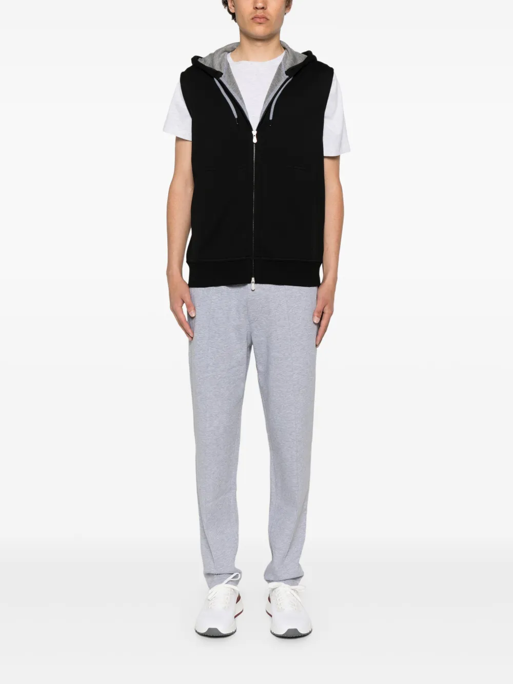 Brunello Cucinelli hoodie con cierre sin mangas | Hoodies | Image 2