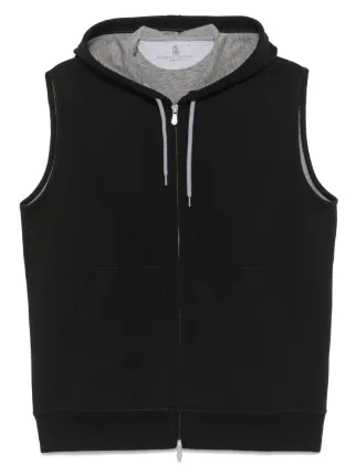 パーカー・フーディ Brunello Cucinelli Sleeveless Cardigan Sweatshirt 30068463_59203326_322.jpg