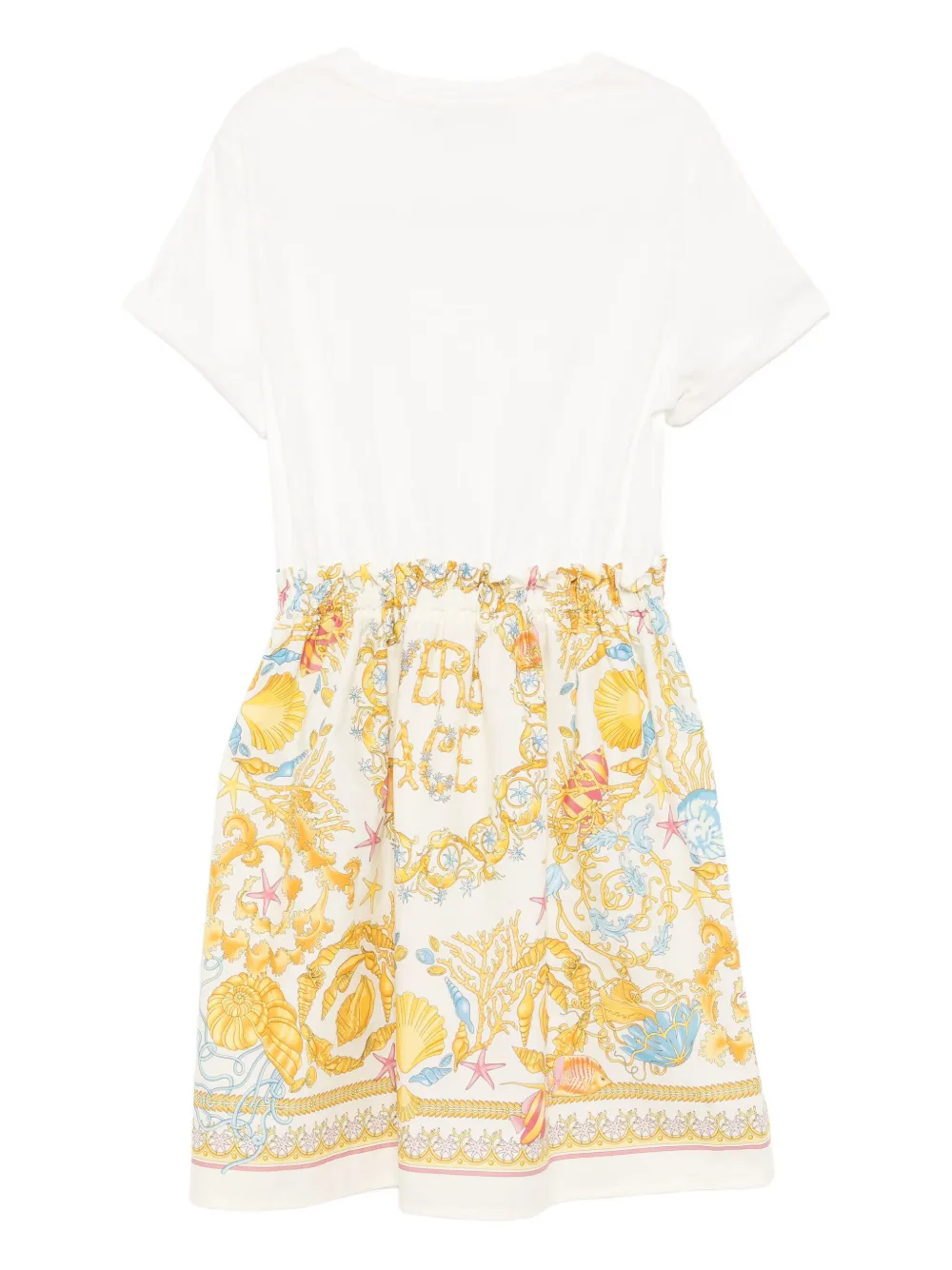 Versace Kids graphic-print dress Wit