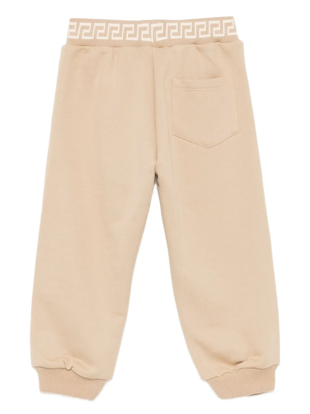 Versace Kids embroidered-logo cotton trackpants | Tracksuit Bottoms | Image 2