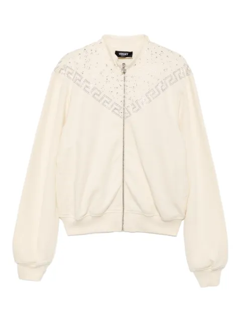 Versace Kids Greca-embroidered sweatshirt