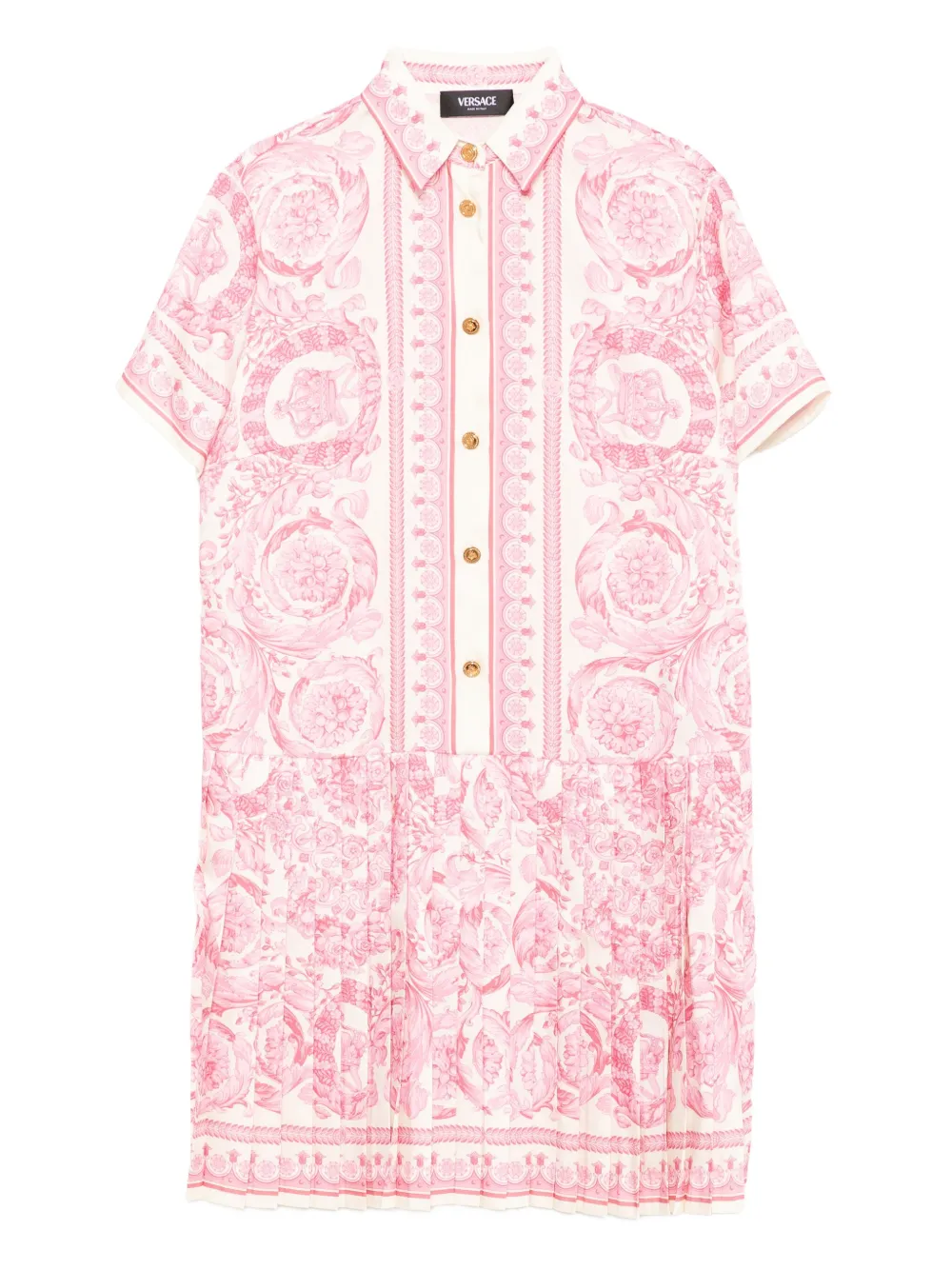Versace Kids Barocco Foulard dress | Pink | Image 1