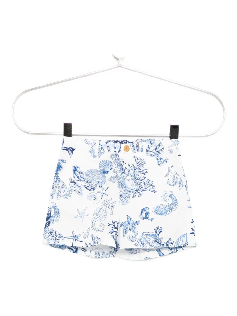 Versace Kids Coral Theatre shorts Blauw