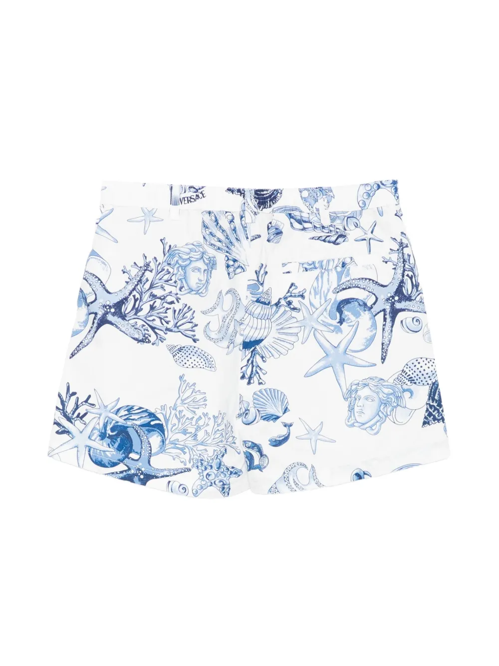 Versace Kids Coral Theatre shorts Blauw