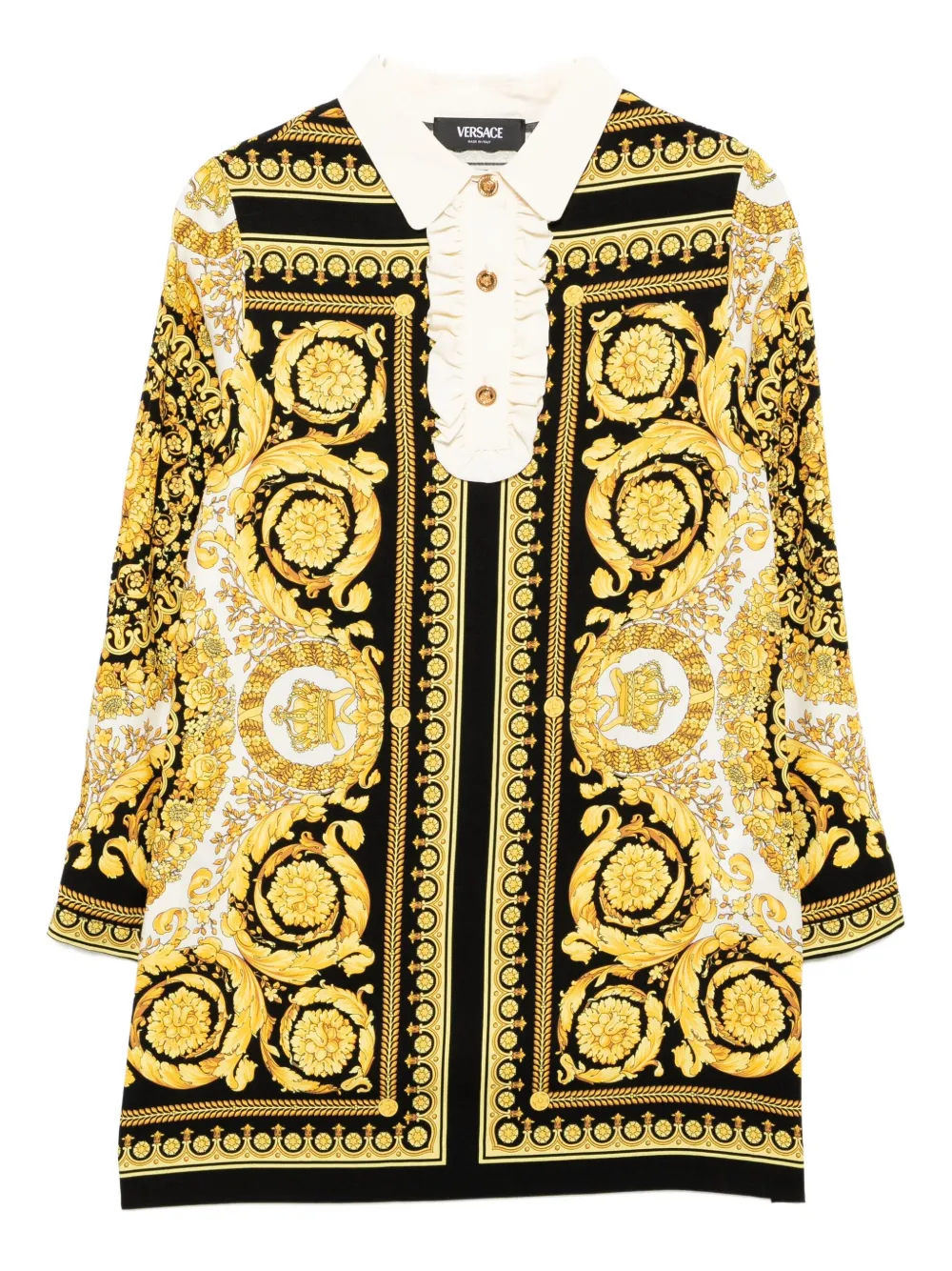 Versace Barocco Dress In Multi