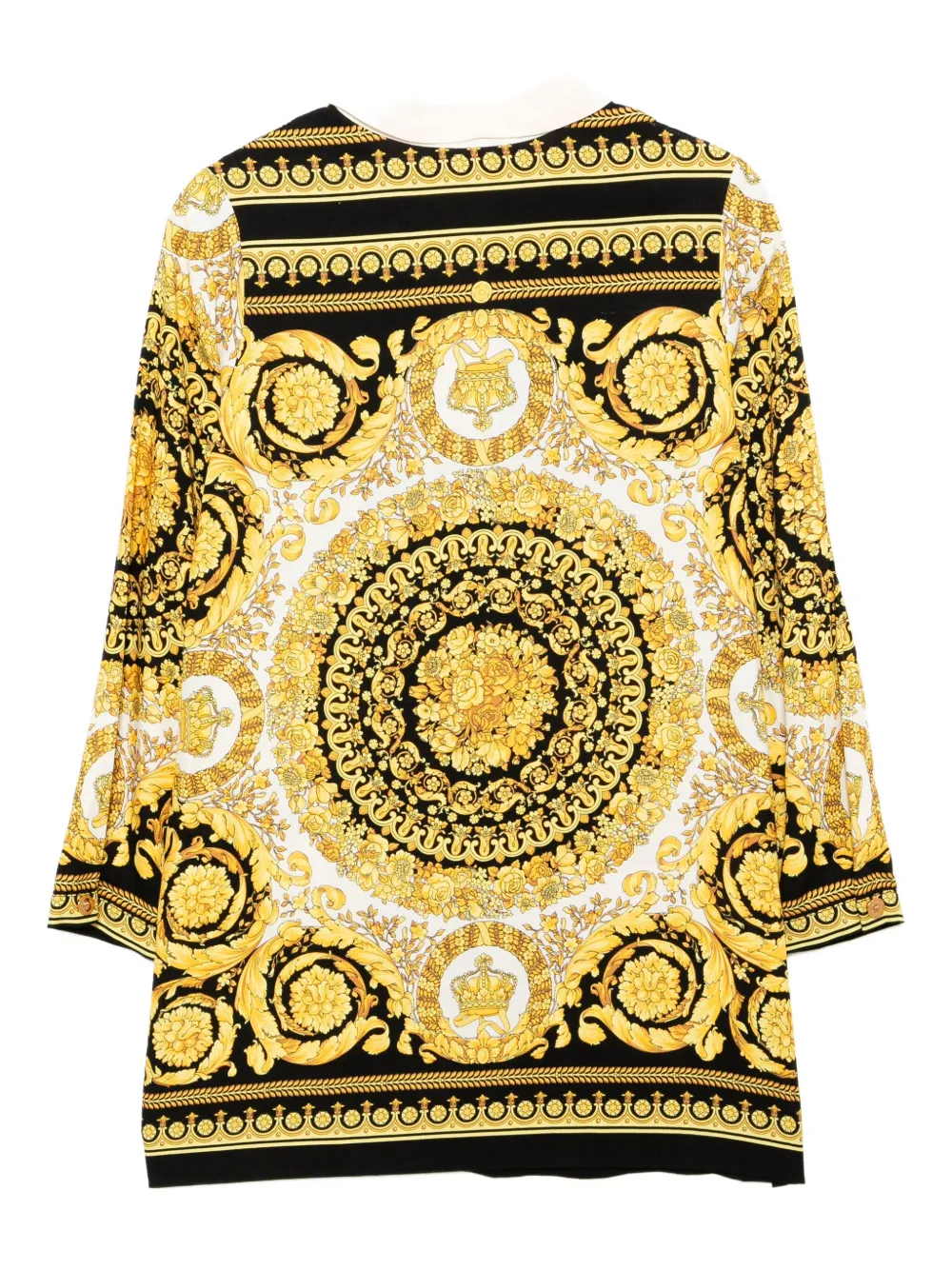 Versace Kids Barocco dress Zwart