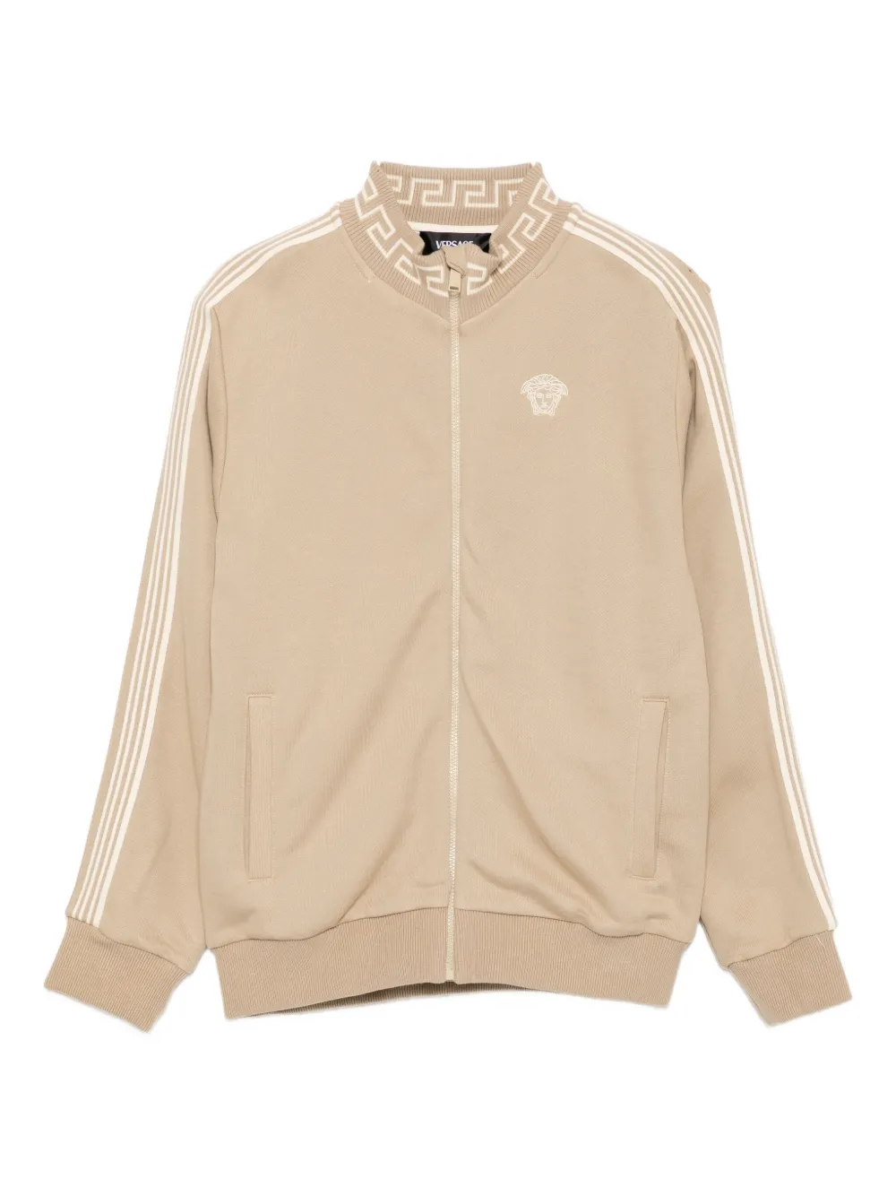 Versace Greca Sweatshirt In Neutral