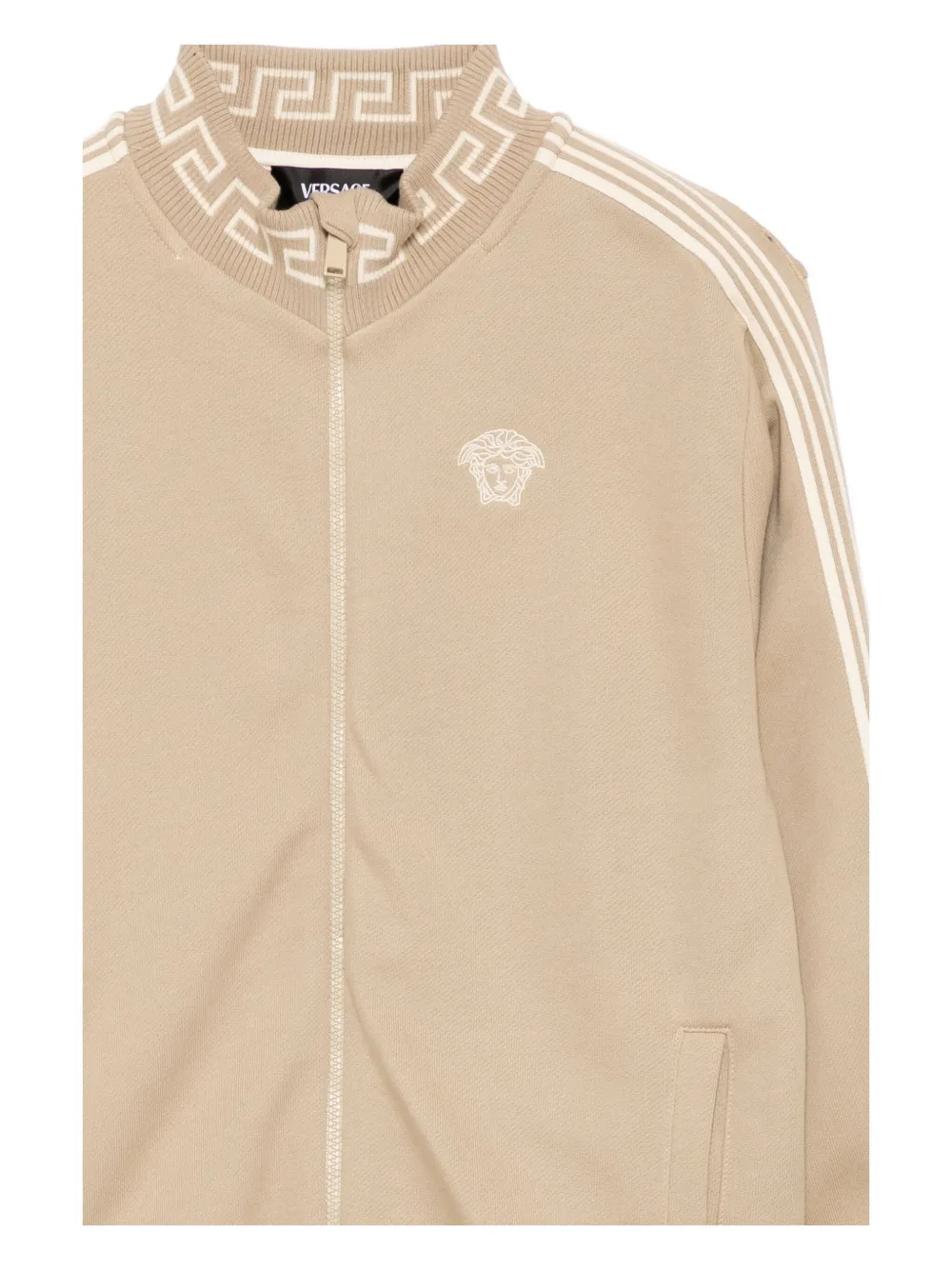 Versace Greca Sweatshirt In Neutral