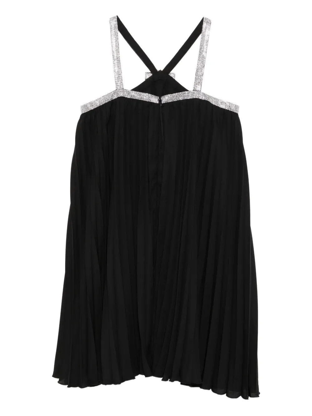 Versace Kids Jurk verfraaid met stras Zwart