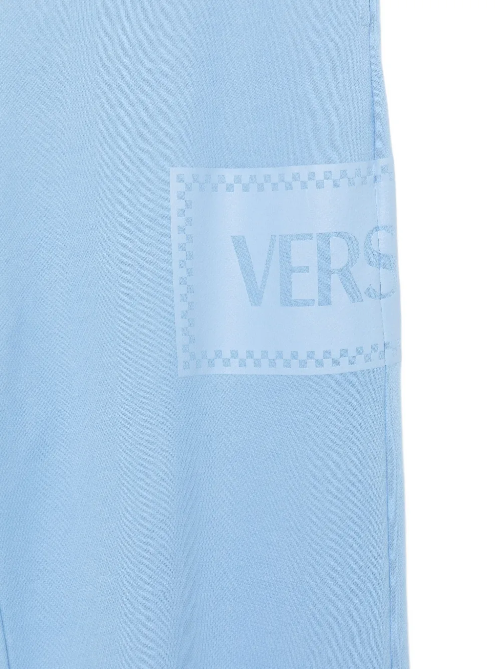 Versace Kids 90s joggingbroek met logo Blauw