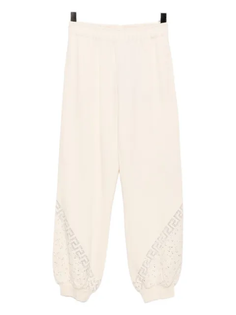 Versace Kids Greca-embroidered track pants