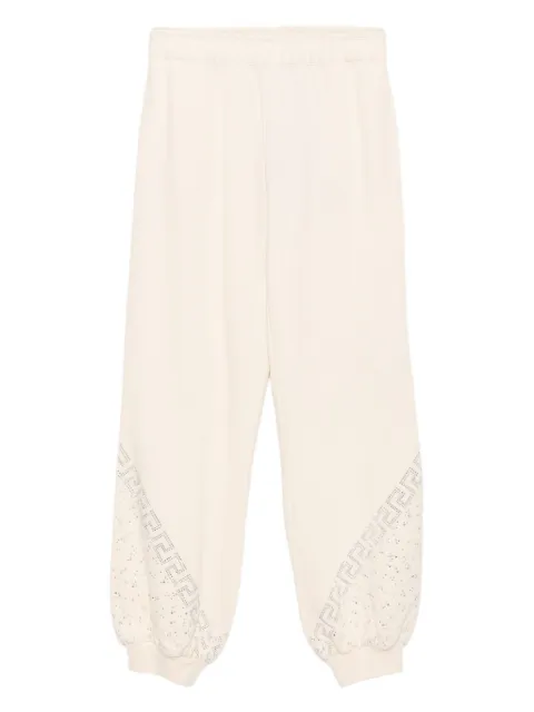 Versace Kids Greca-embroidered track pants