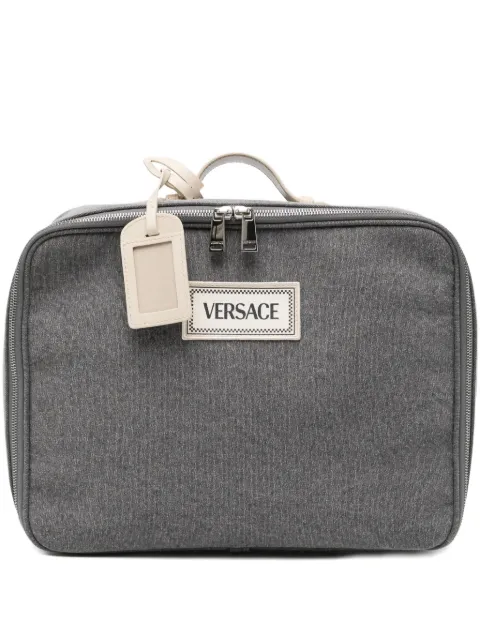 Versace Kids logo-patched bag