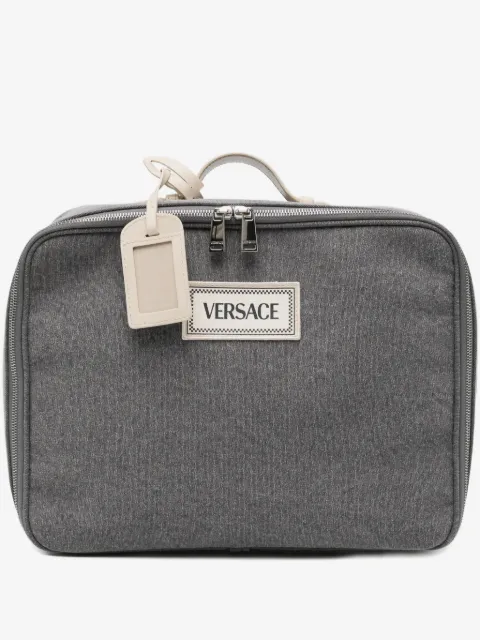 Versace Kids logo-patched bag