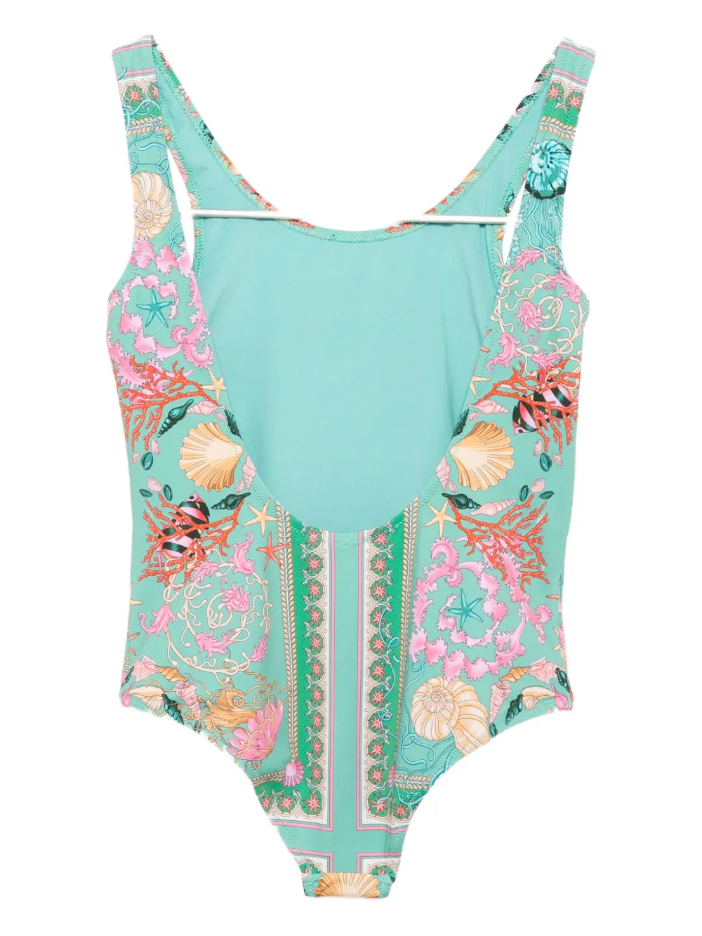 Versace Kids Barrocco swimsuit Groen