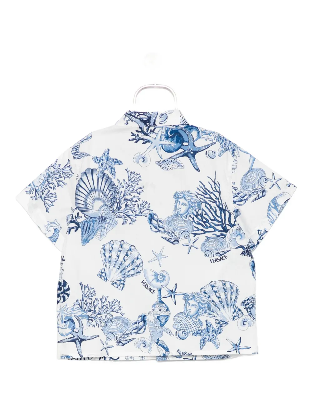 Versace Kids Coral Theatre shirt Blauw