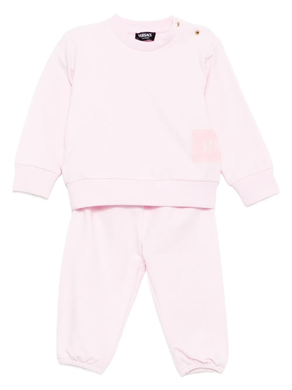 Versace Kids 90s babyset met logo Roze
