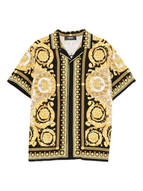 Versace Kids camisa con motivo Barocco