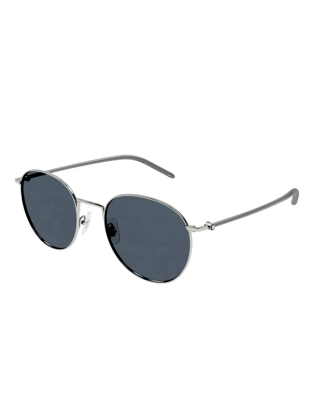 MONT BLANC EYEWEAR Zonnebril met rond montuur Grijs