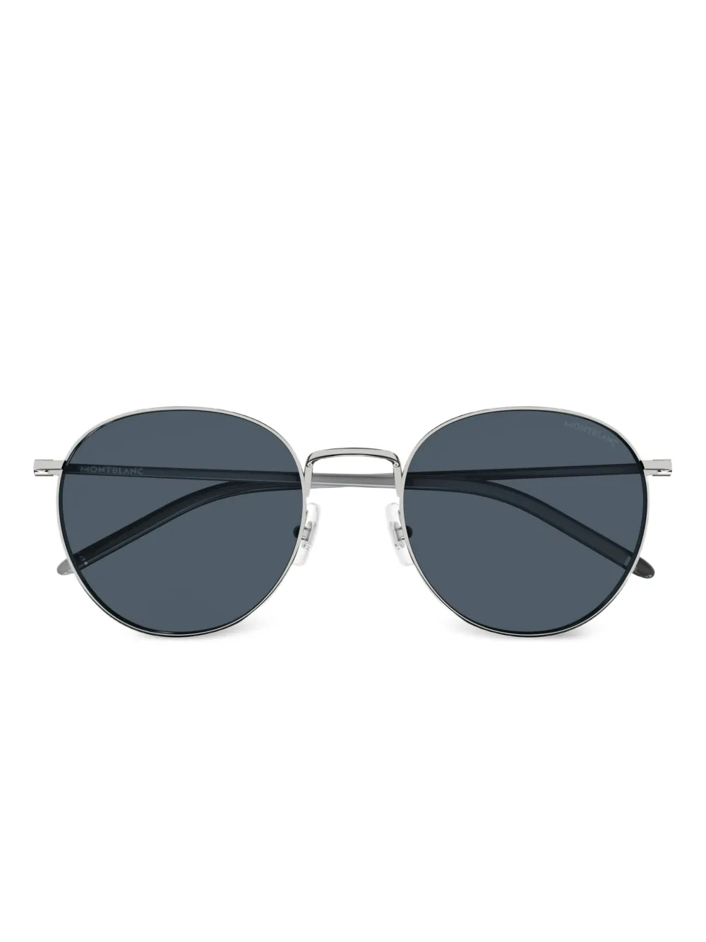 MONT BLANC EYEWEAR Zonnebril met rond montuur Grijs