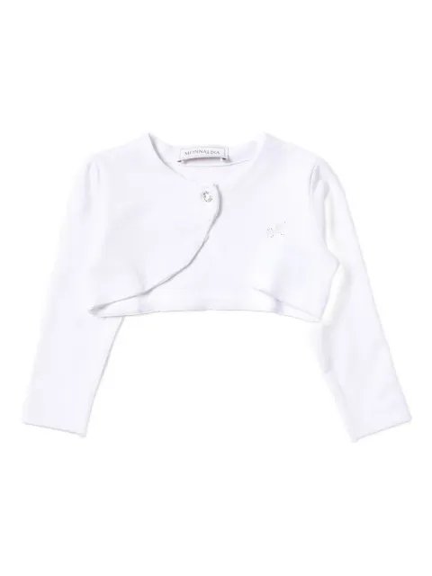 Monnalisa top tipo bolero con detalle de botones