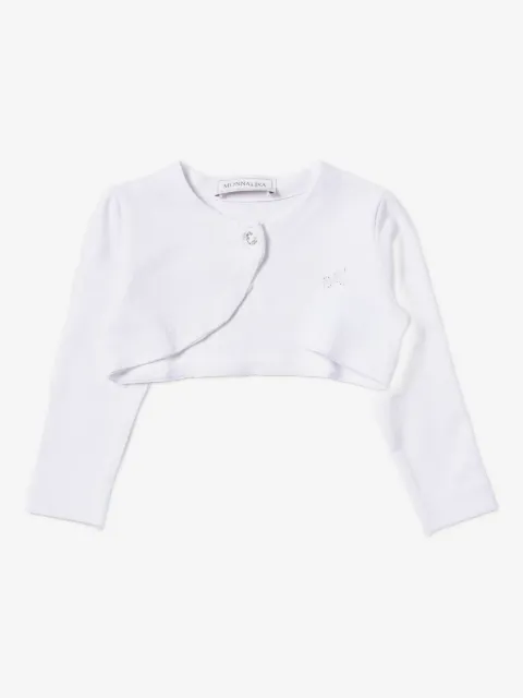 Monnalisa top tipo bolero con detalle de botones