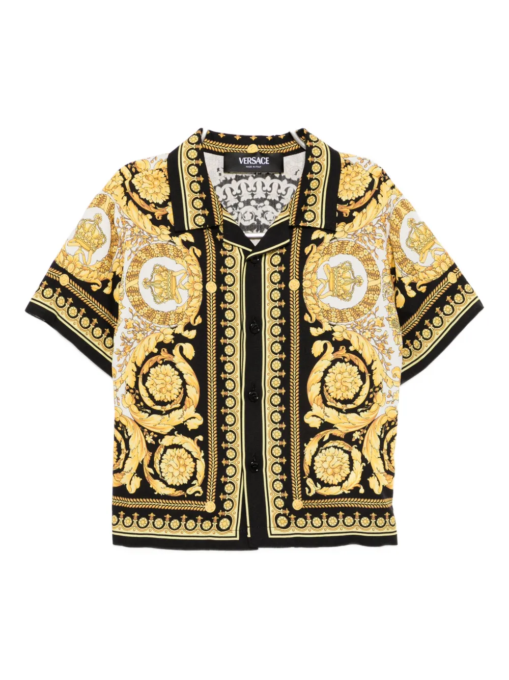 Versace Barocco-print Shirt In Multi