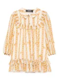 Versace Kids chain-print dress - Neutrals