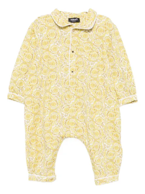 Versace Kids romper con estampado Barocco