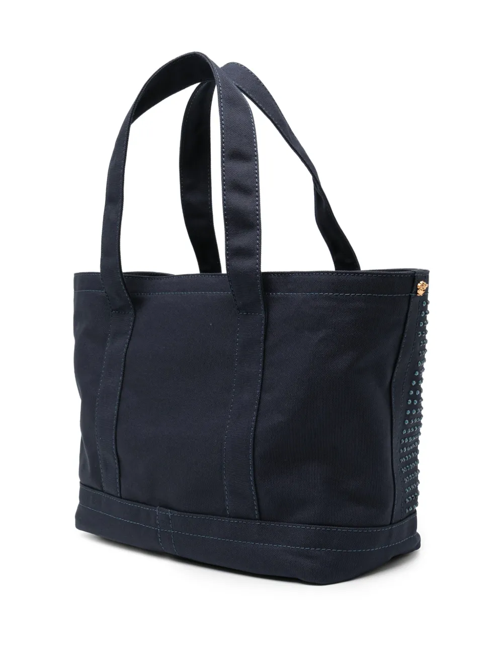Versace Kids Shopper met logopatch Blauw