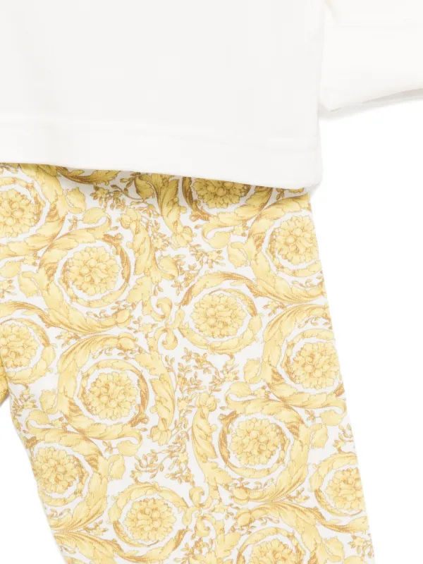 Versace Kids メドゥーサ パンツ セット | ホワイト | FARFETCH JP