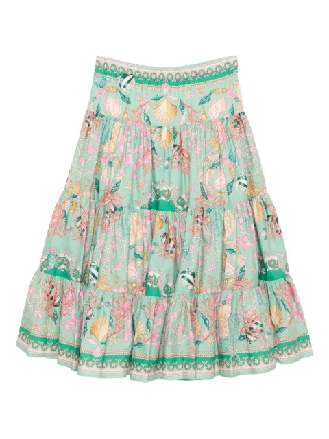 Versace Kids Underwater Barocco skirt