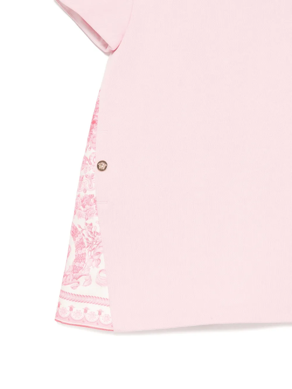 Versace Kids graphic-print dress Roze
