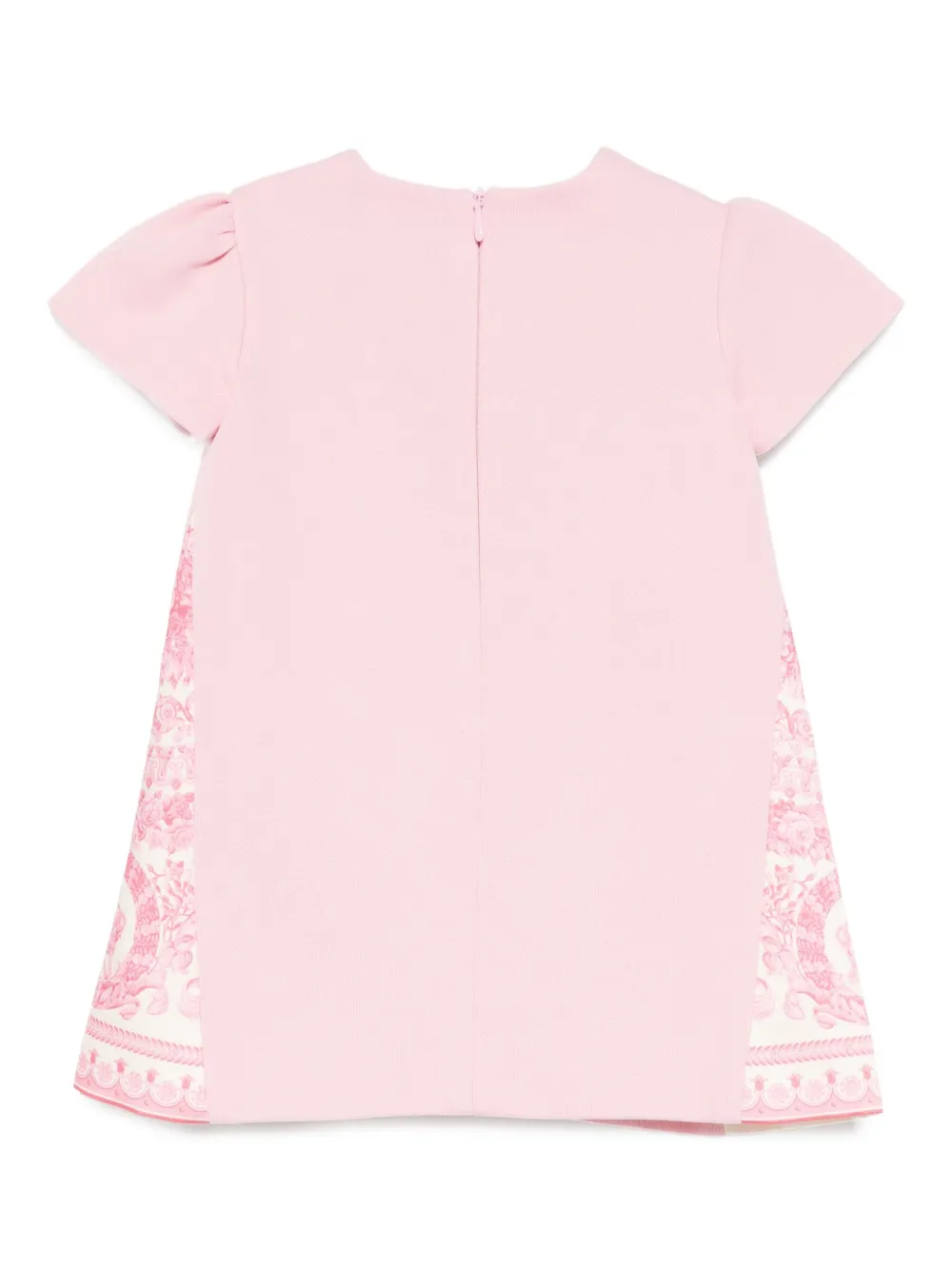 Versace Kids graphic-print dress - Roze