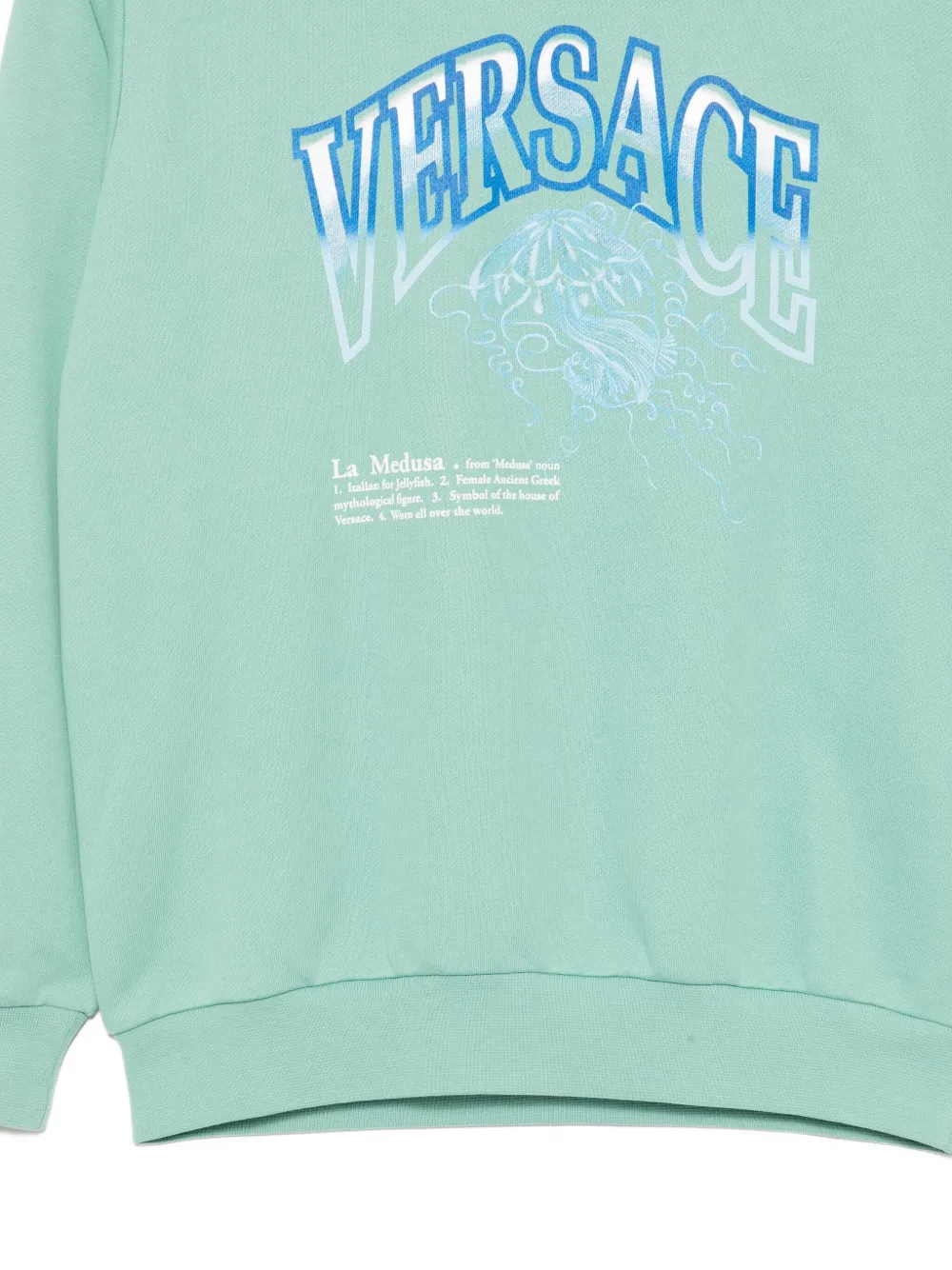 Versace Kids La Medusa sweatshirt Groen