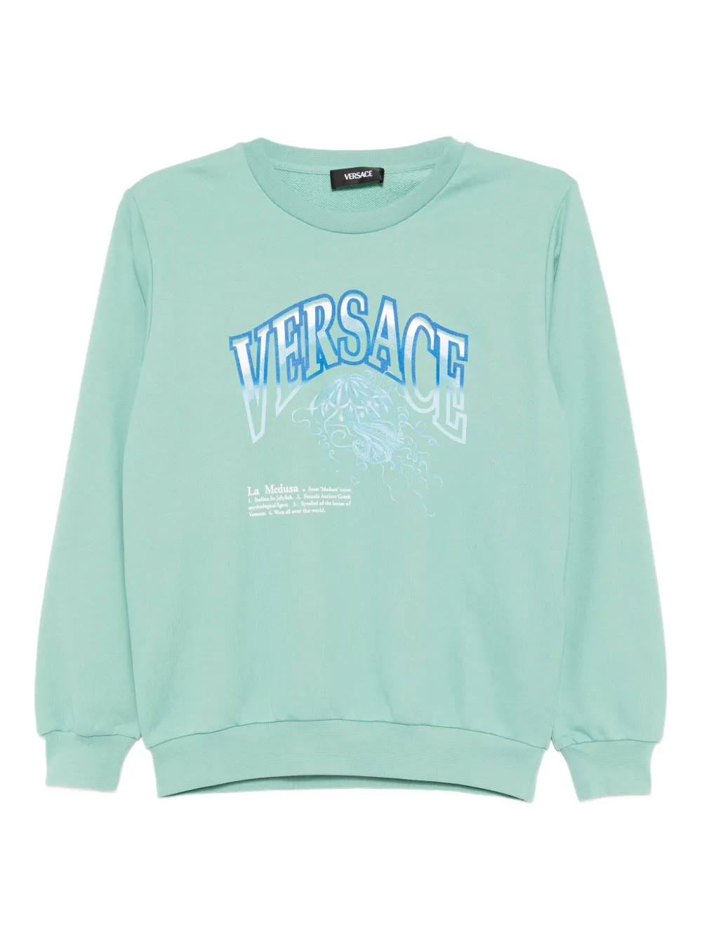 Versace Kids La Medusa sweatshirt Groen
