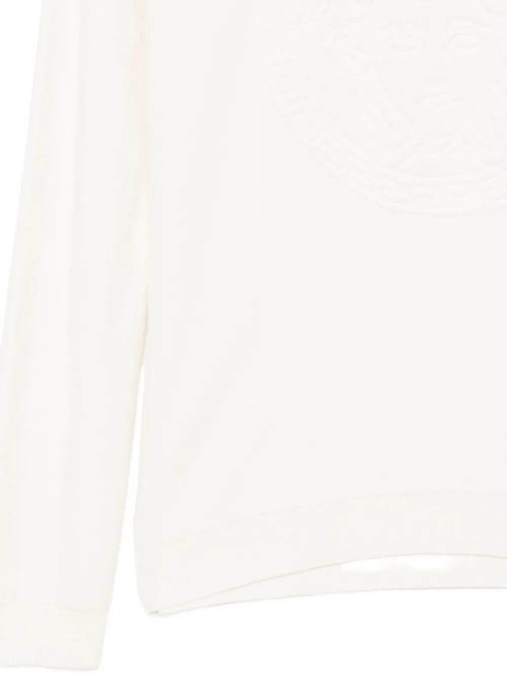 Versace Kids Medusa knitted sweatshirt Beige