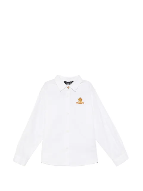 Versace Kids embroidered-logo shirt