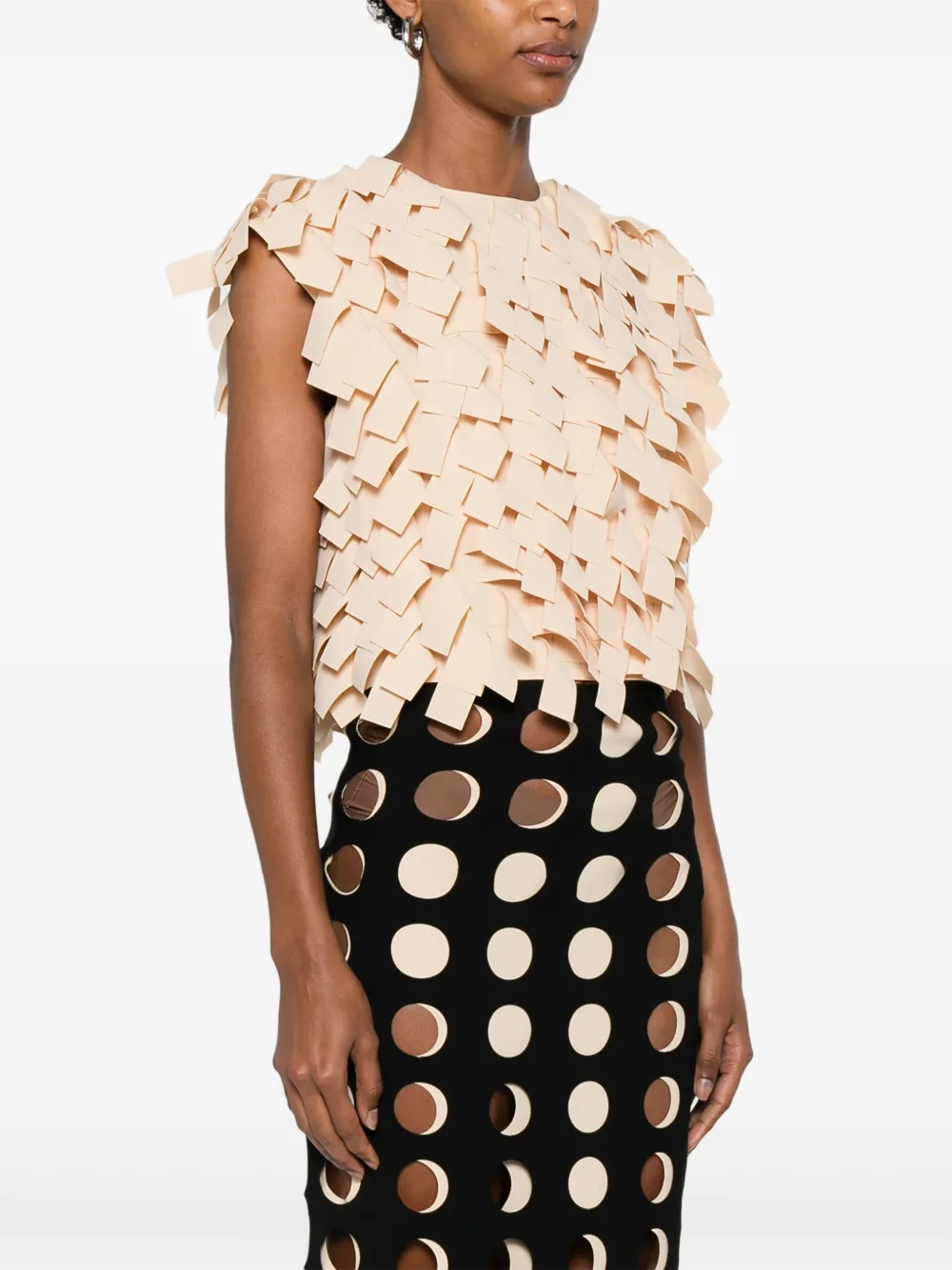 A.W.A.K.E. FRINGED CROP TOP