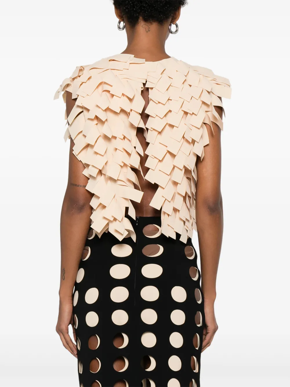 A.W.A.K.E. FRINGED CROP TOP