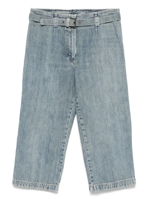 CHANEL Pre-Owned 2000s belted jeans