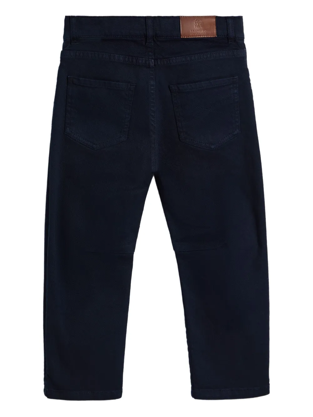 Brunello Cucinelli Kids five-pocket jeans Blauw