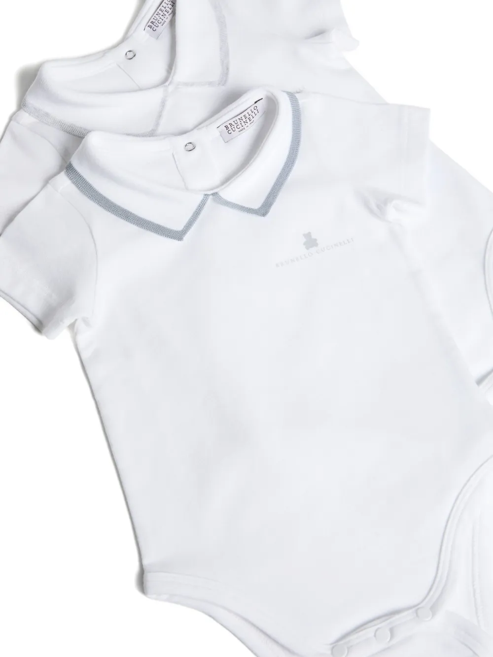 Brunello Cucinelli Kids Twee Bernie rompers Blauw