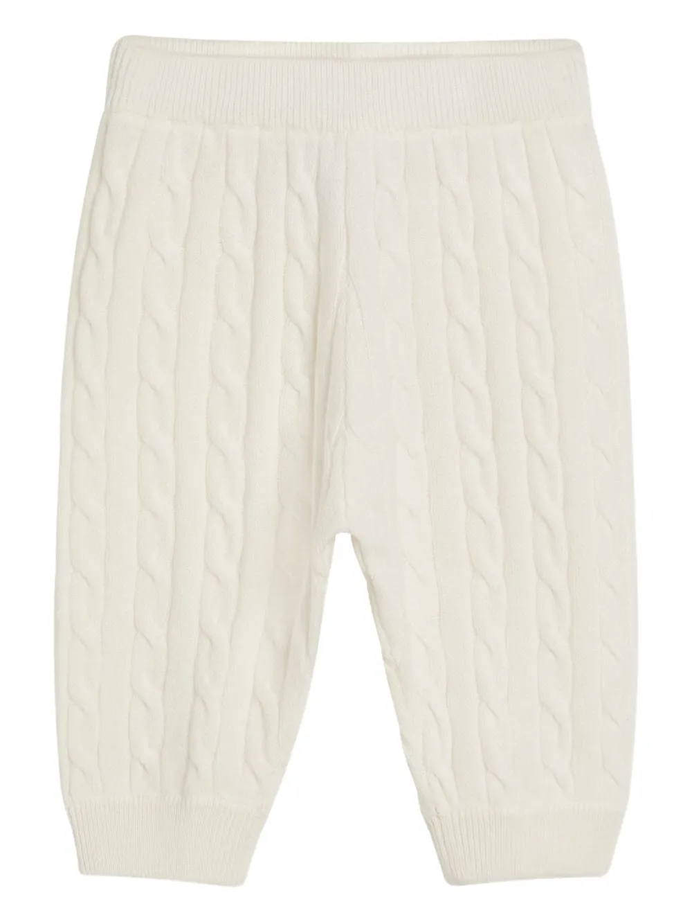Brunello Cucinelli Kids cable-knit trousers Wit